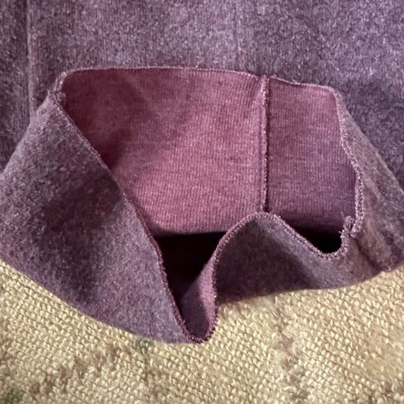 Zara soft straight high waist knit pants Soft Burgundy NWOT S - Picture 12 of 12